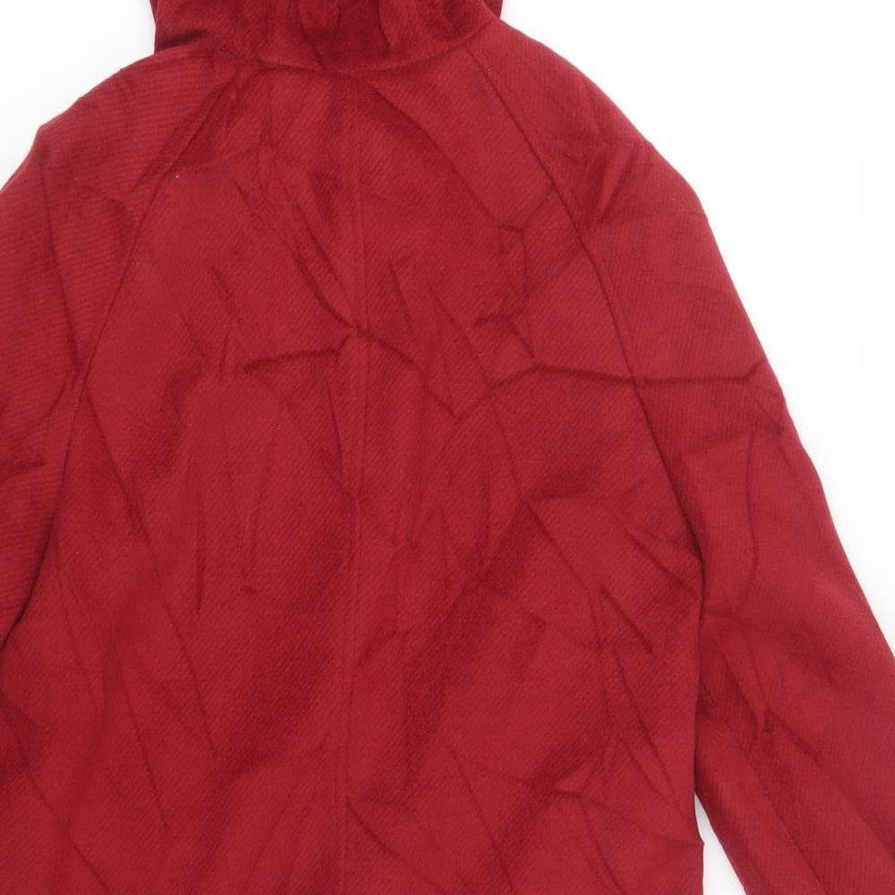 Marks and Spencer Womens Red   Pea Coat Coat Size 12