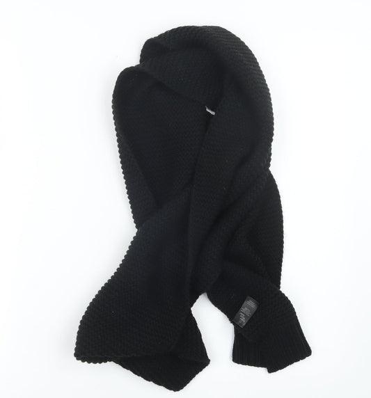 Cedar Wood State Mens Black  Knit Scarf  One Size
