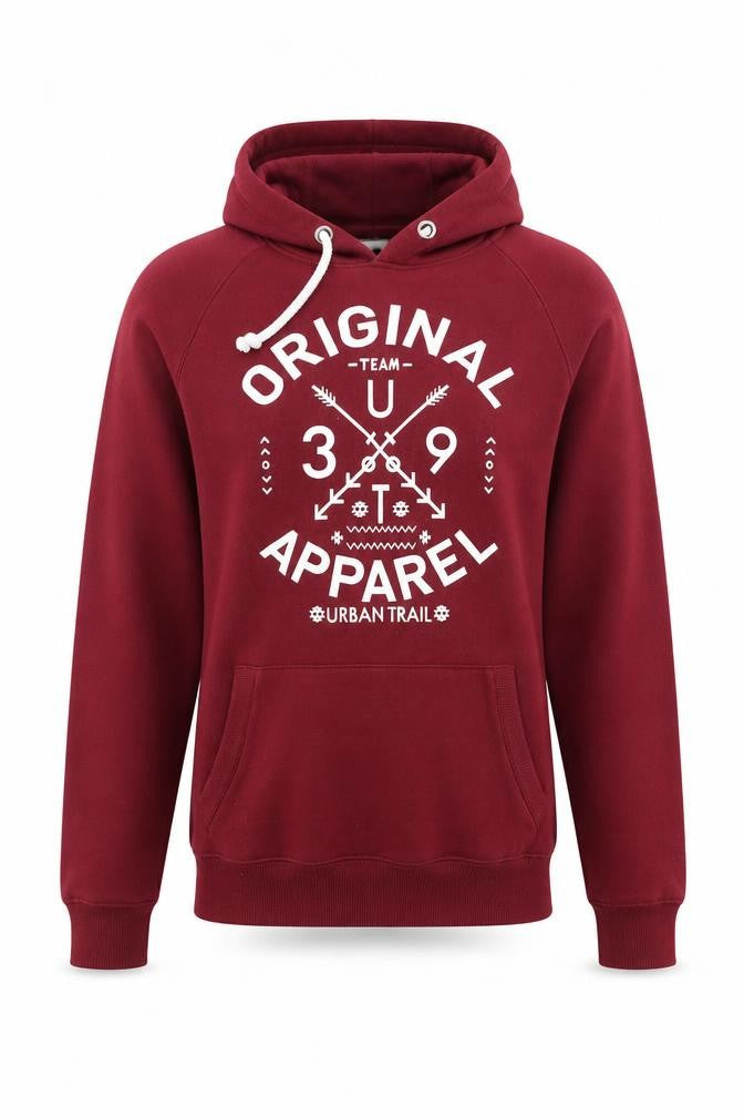 Cedarwood State Mens Red Pullover Hoodie Size S