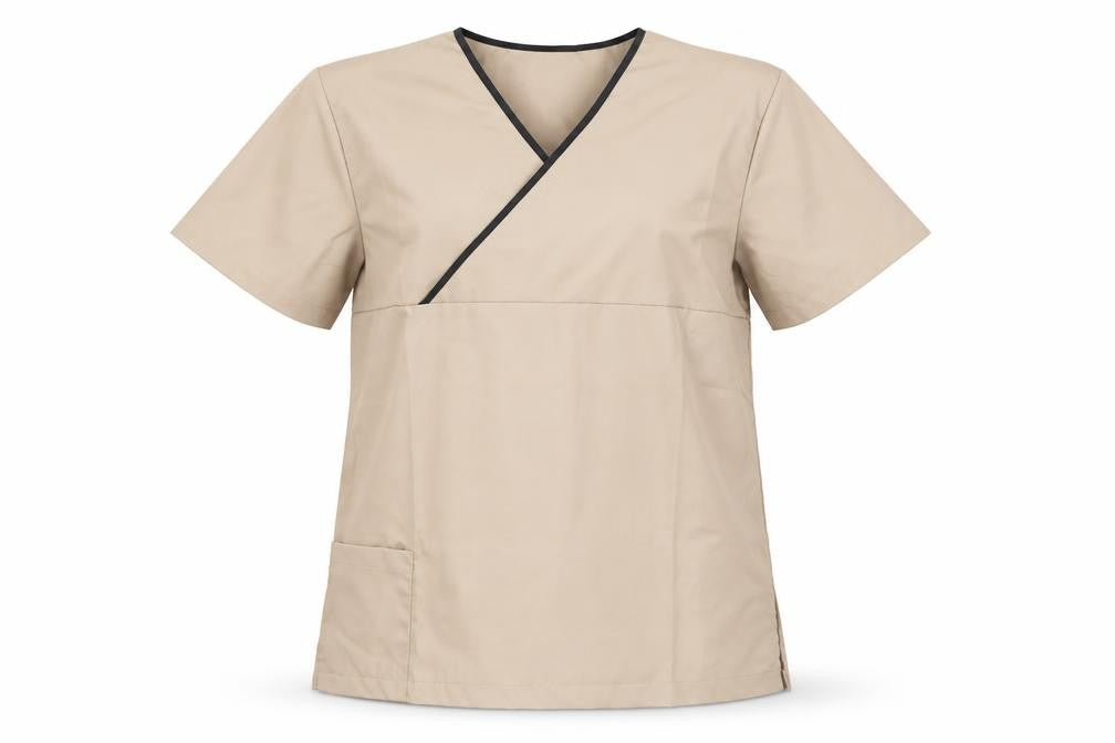 Wearwell Womens Beige   Tunic T-Shirt Size L  - Work