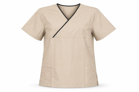 Wearwell Womens Beige   Tunic T-Shirt Size L  - Work