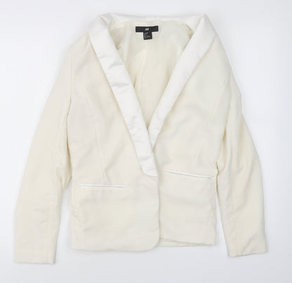 H&M Womens Ivory   Jacket  Size 10