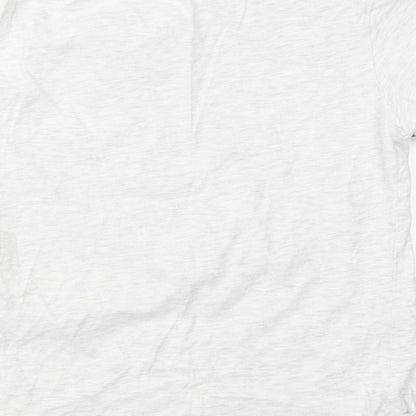 Marks & Spencer Womens Beige   Basic T-Shirt Size 10