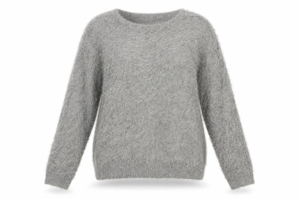 ESMARA Womens Grey  Knit Pullover Jumper Size 10