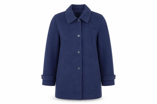 EWM Womens Blue   Overcoat Coat Size 12