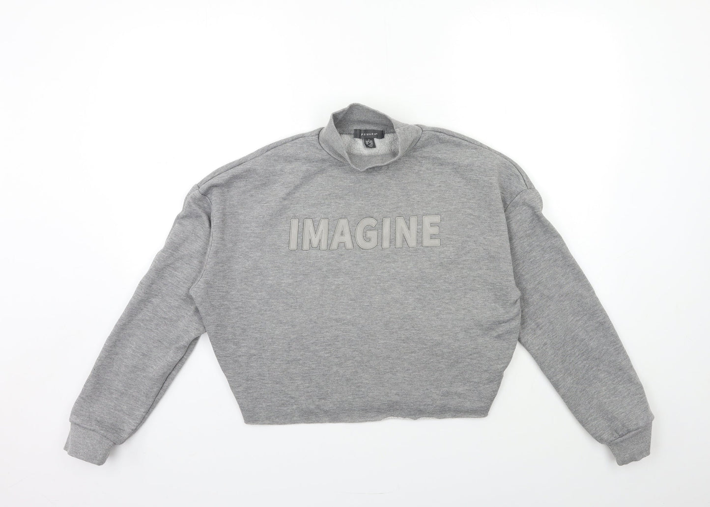 Primark Womens Grey   Pullover Sweatshirt Size 10