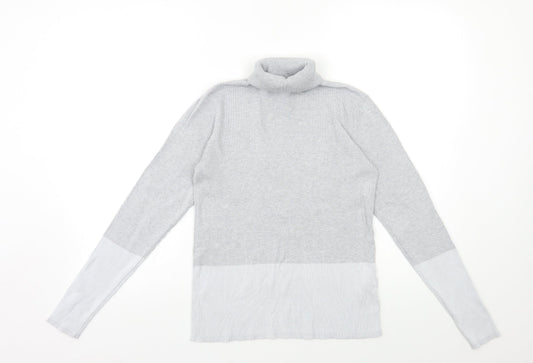 Debenhams Womens Grey  Knit Pullover Jumper Size 10