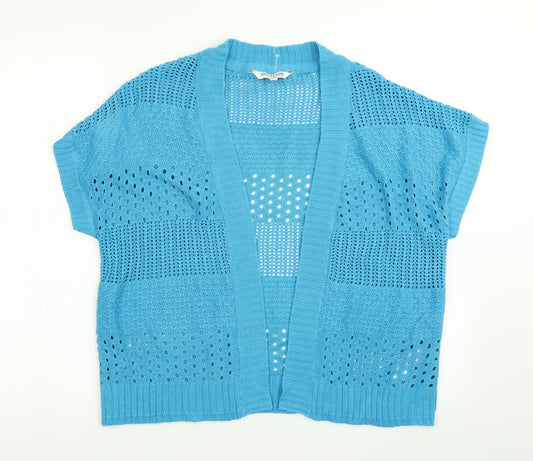 The Collection Womens Blue  Knit Cardigan Jumper Size 16