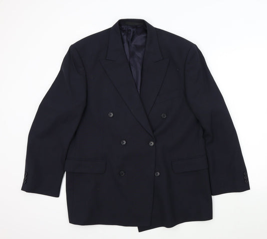 M&S Mens Blue   Jacket Blazer Size 42