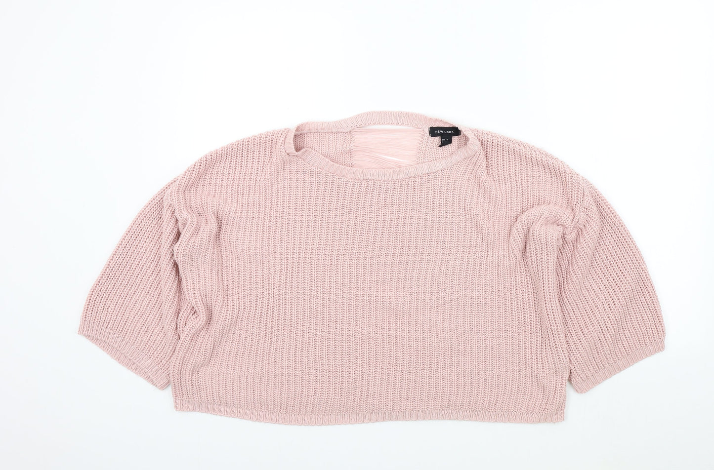New Look Womens Pink   Pullover Jumper Size L