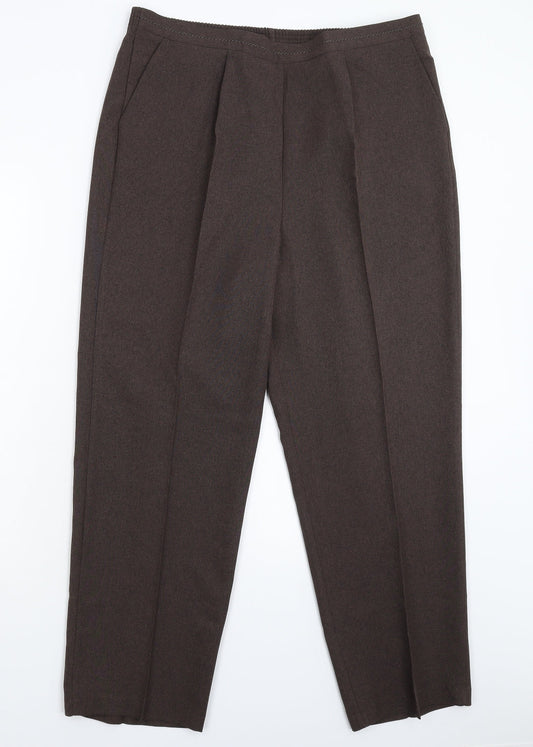 Bonma Womens Grey   Trousers  Size 16 L27 in