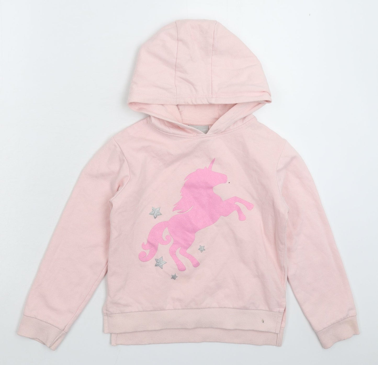 Matalan Girls Pink   Pullover Hoodie Size 8 Years