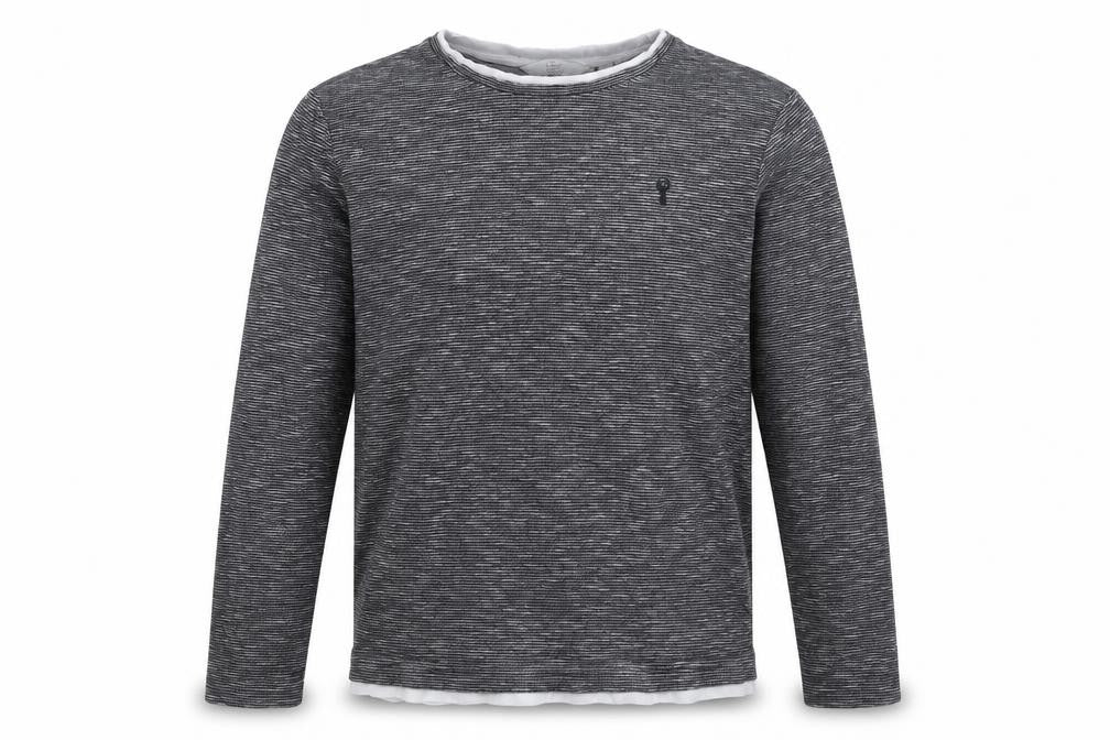NEXT Mens Grey Striped  Pullover Sweatshirt Size S