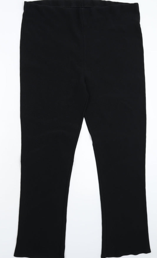Preworn Womens Black   Trousers  Size 40 in L30 in