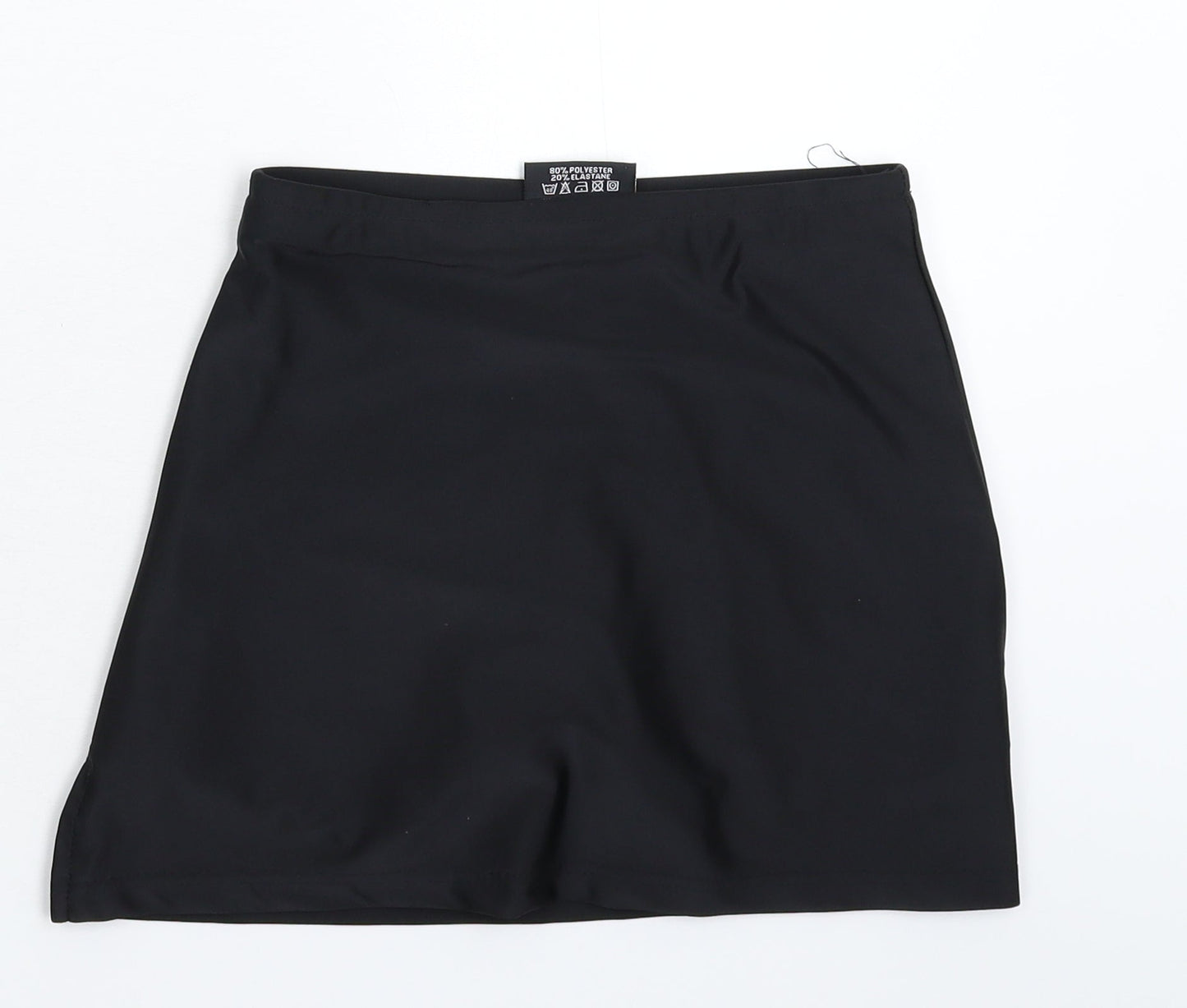 Falcon Womens Black   Mini Skirt Size 24 in