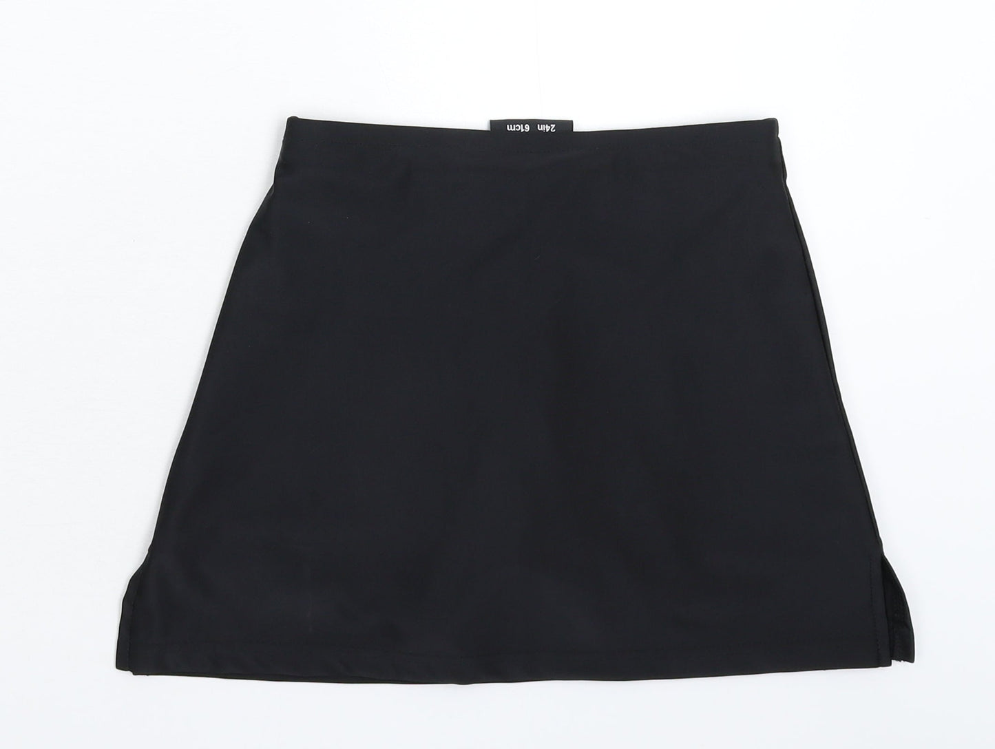 Falcon Womens Black   Mini Skirt Size 24 in