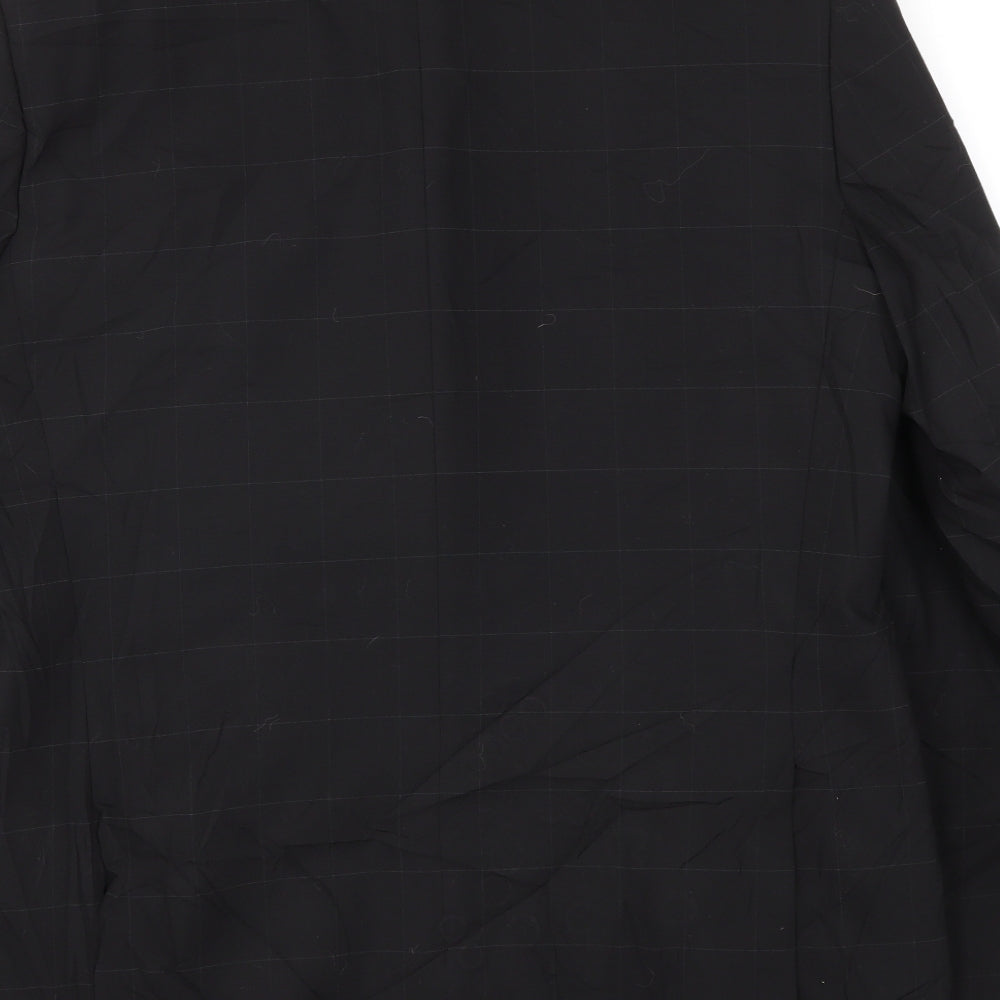 NEXT Mens Black Check  Jacket Blazer Size 42