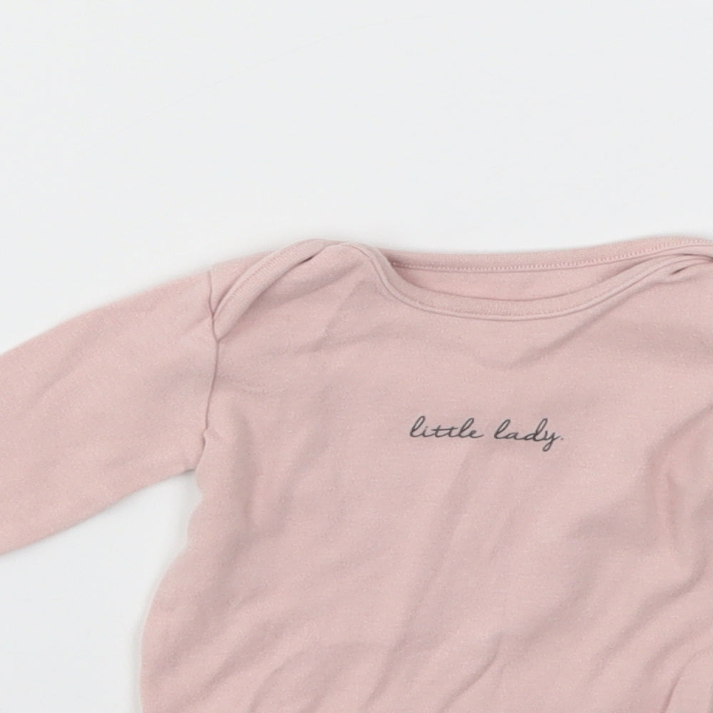 TU Girls Pink   Babygrow One-Piece Size 3-6 Months