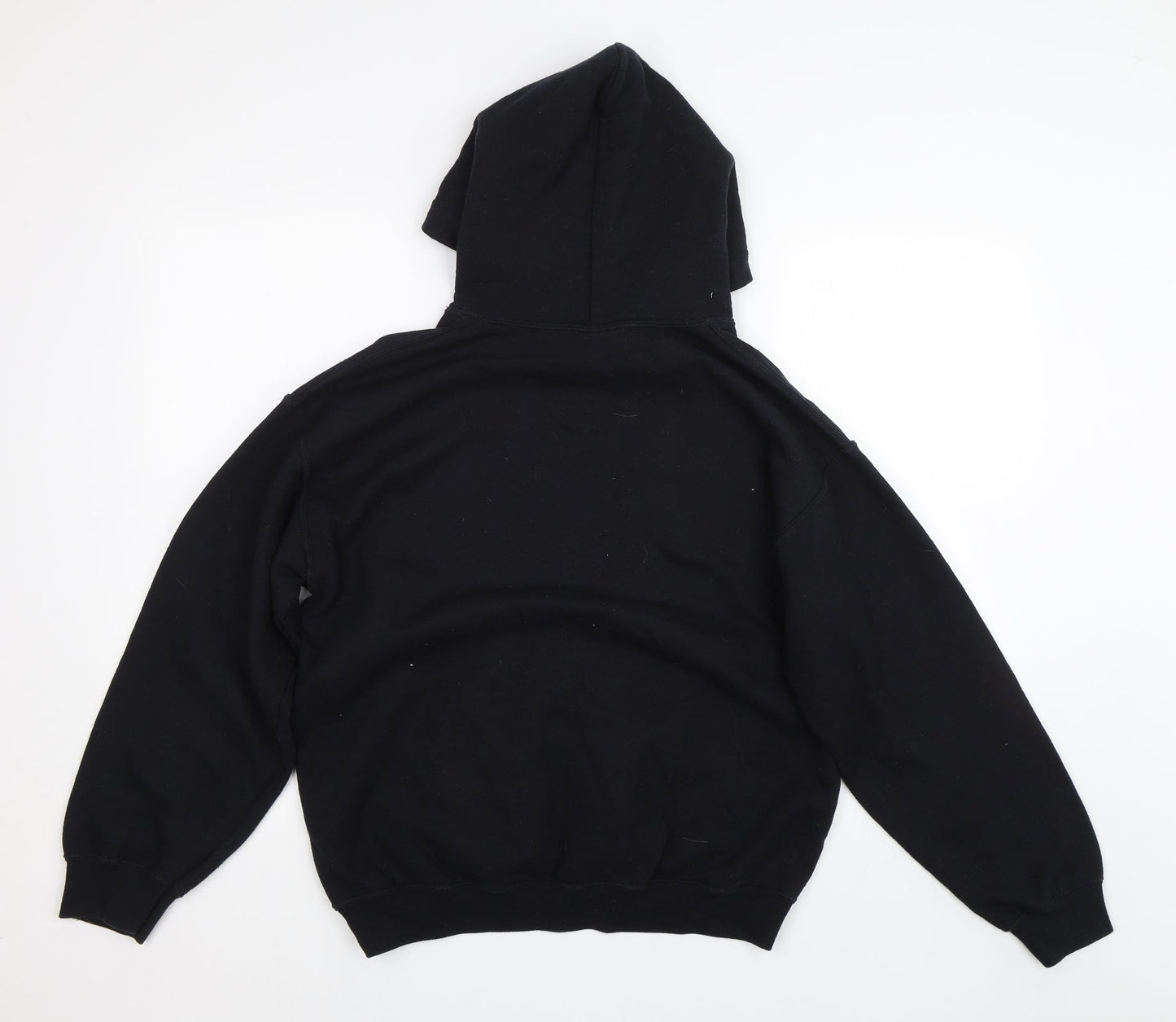 Gildan Mens Black   Pullover Hoodie Size M