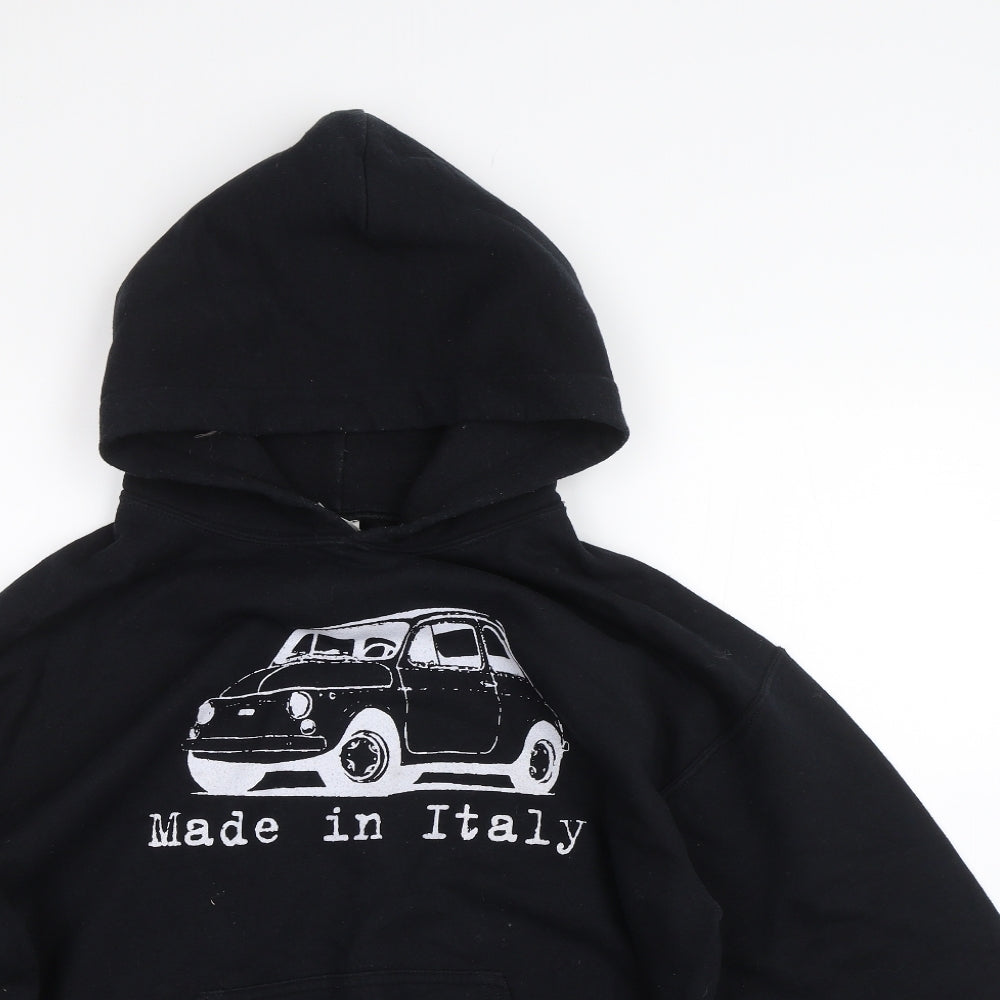 Gildan Mens Black   Pullover Hoodie Size M