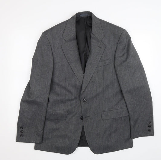 Burton Mens Grey Herringbone  Jacket Suit Size 40