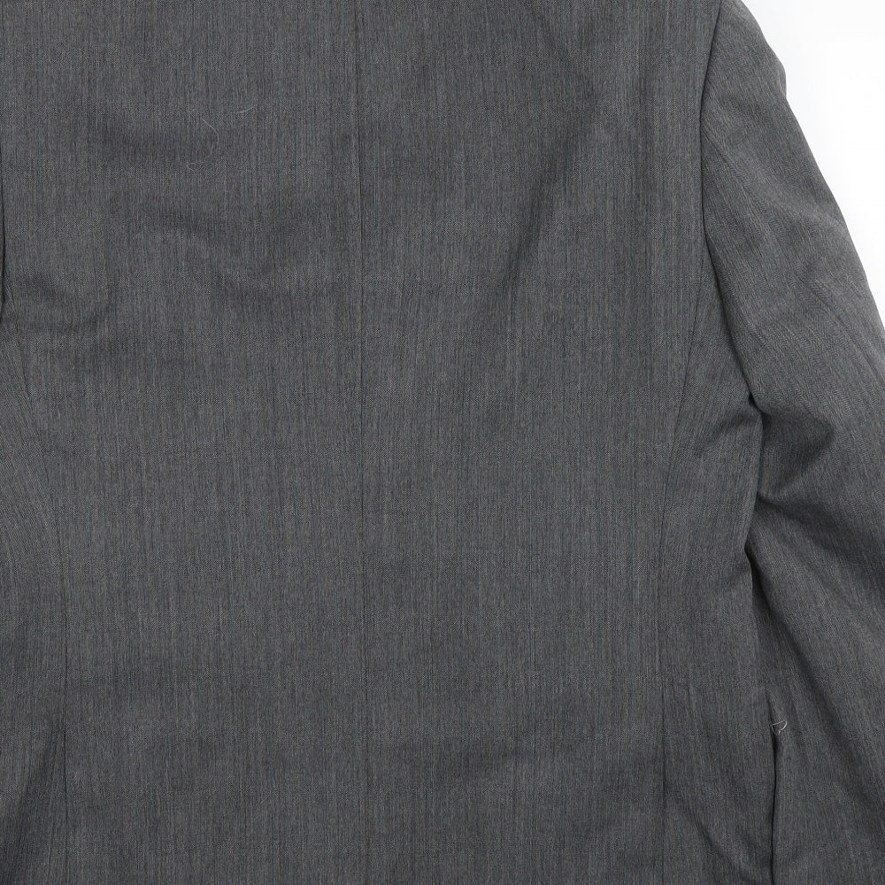 Burton Mens Grey Herringbone  Jacket Suit Size 40