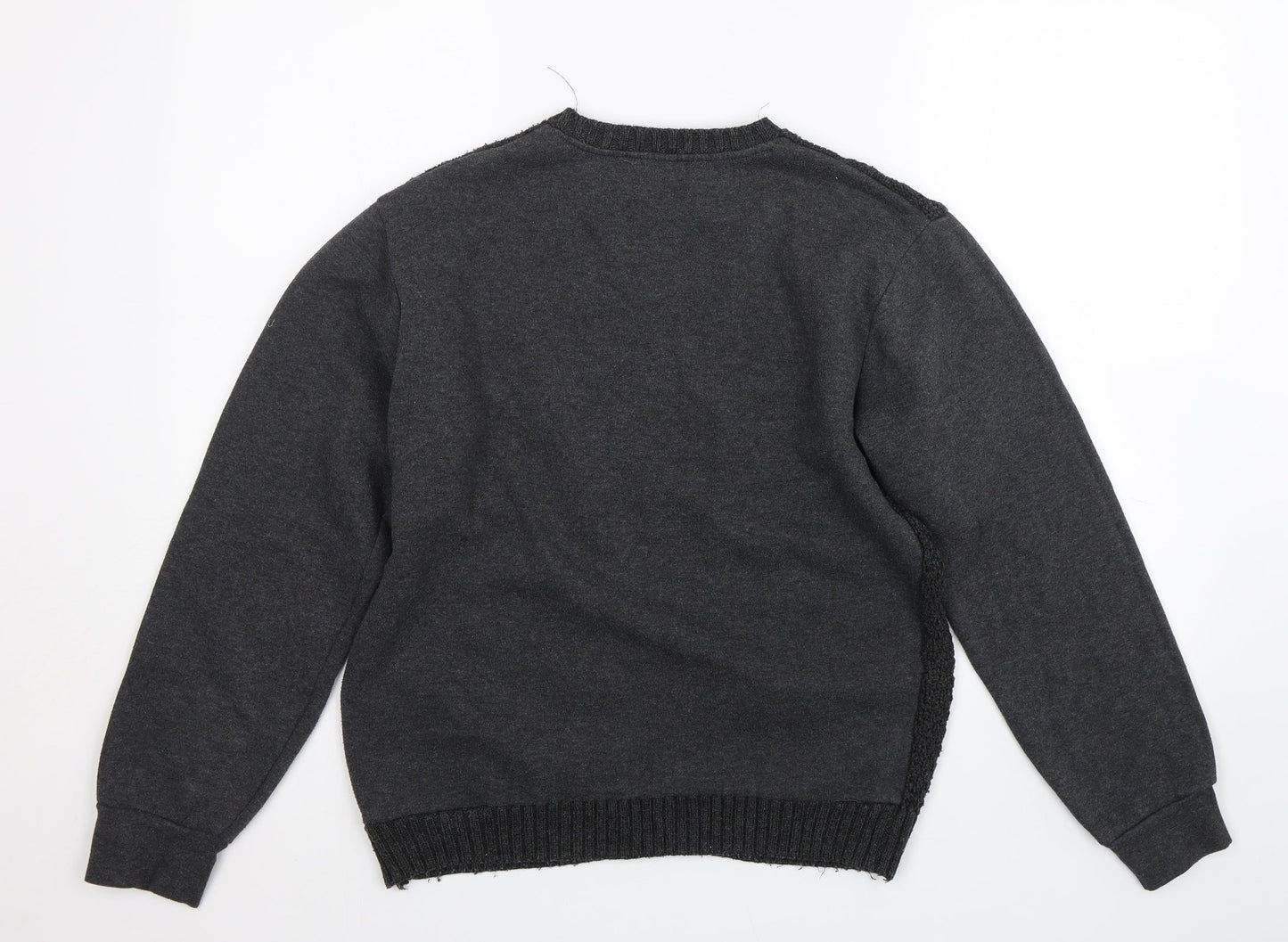 Cedar Wood State Mens Black   Pullover Sweatshirt Size M