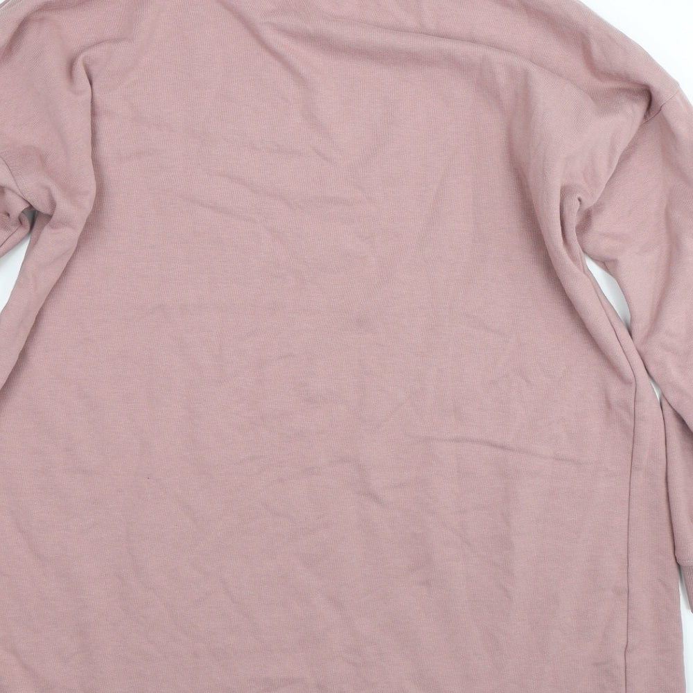Missguided Womens Pink   Pullover Sweatshirt Size 12