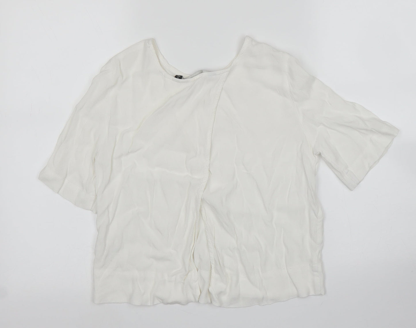 Glassons Womens White   Basic Blouse Size 6