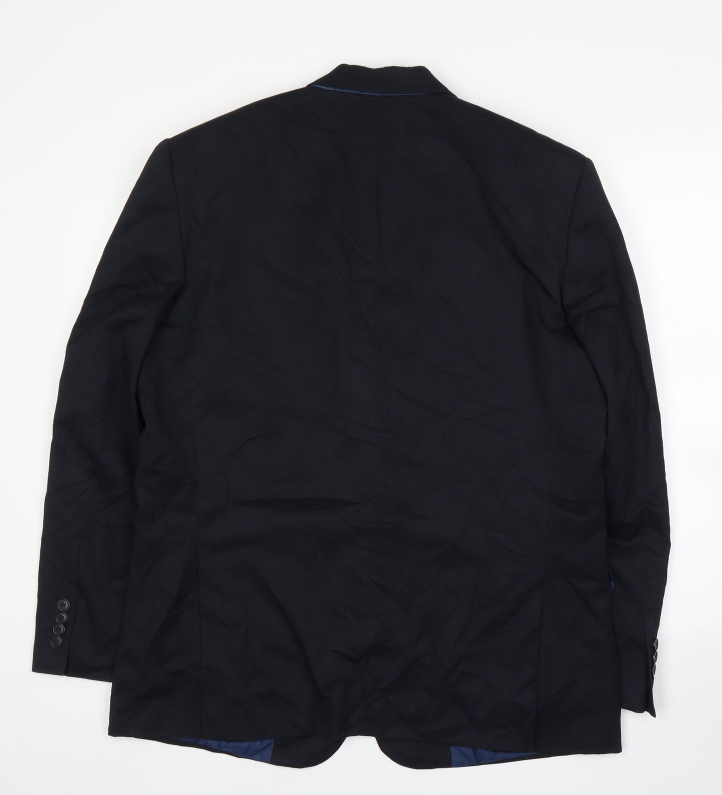 M&S Mens Blue   Jacket Suit Jacket Size 44