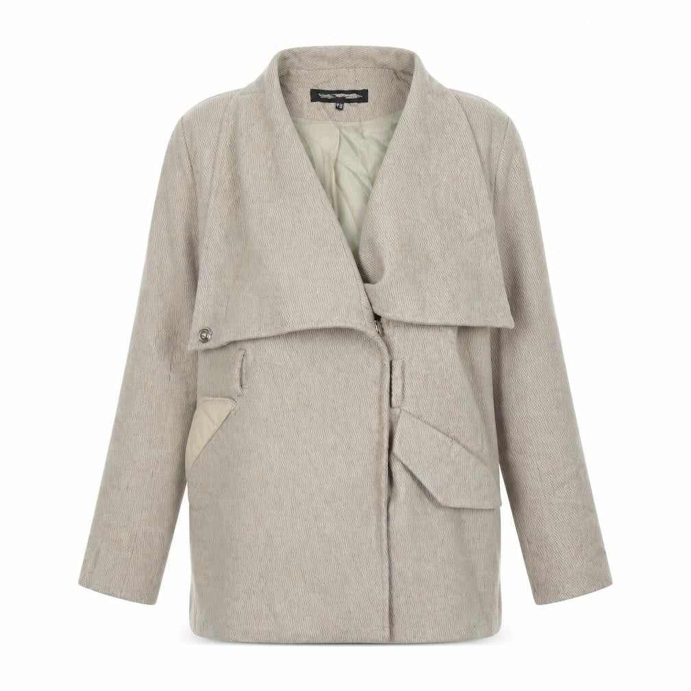 prew Womens Beige   Jacket Coat Size 10