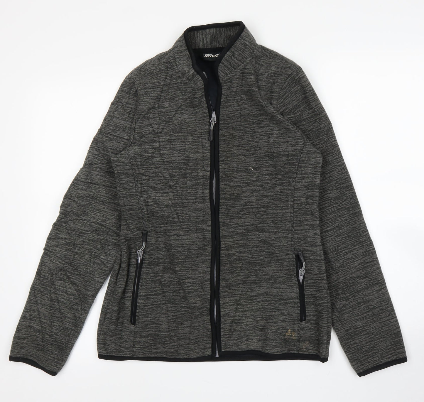 Crivit Womens Grey   Full Zip Jumper Size 10