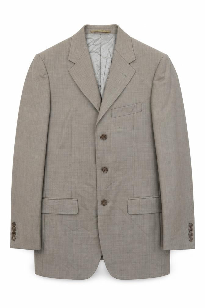 M&S Mens Beige   Jacket Suit Jacket Size 38
