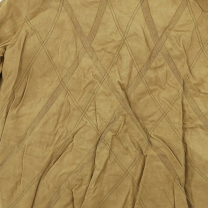 Preworn Womens Brown   Jacket Coat Size 16