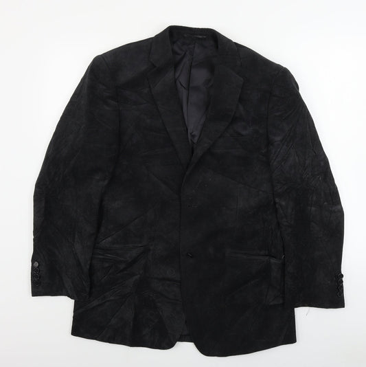 Preworn Mens Black   Jacket Blazer Size 40