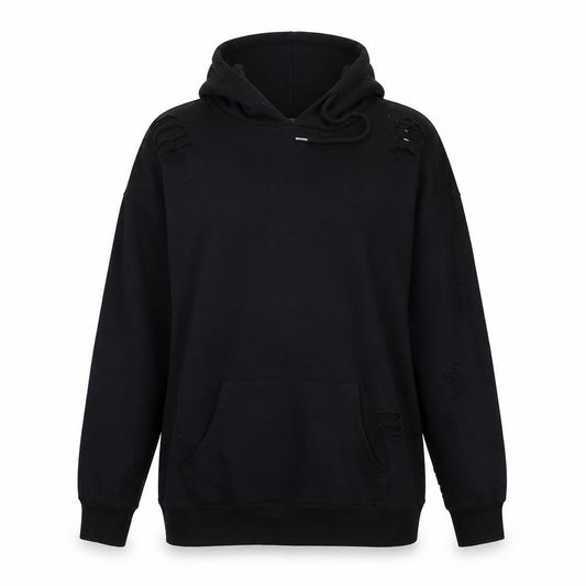 Select Womens Black   Henley Hoodie Size 10