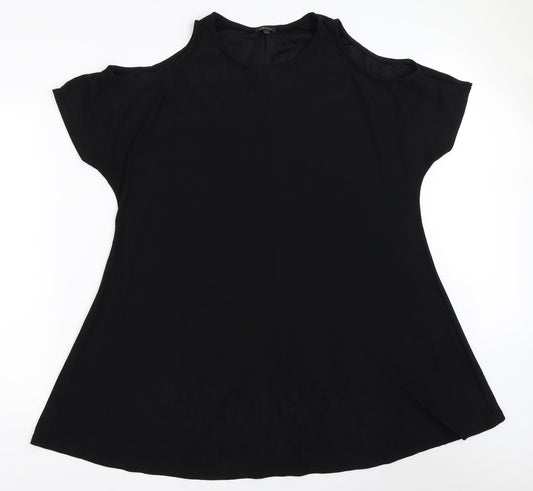River Island Womens Black   T-Shirt Dress  Size 12