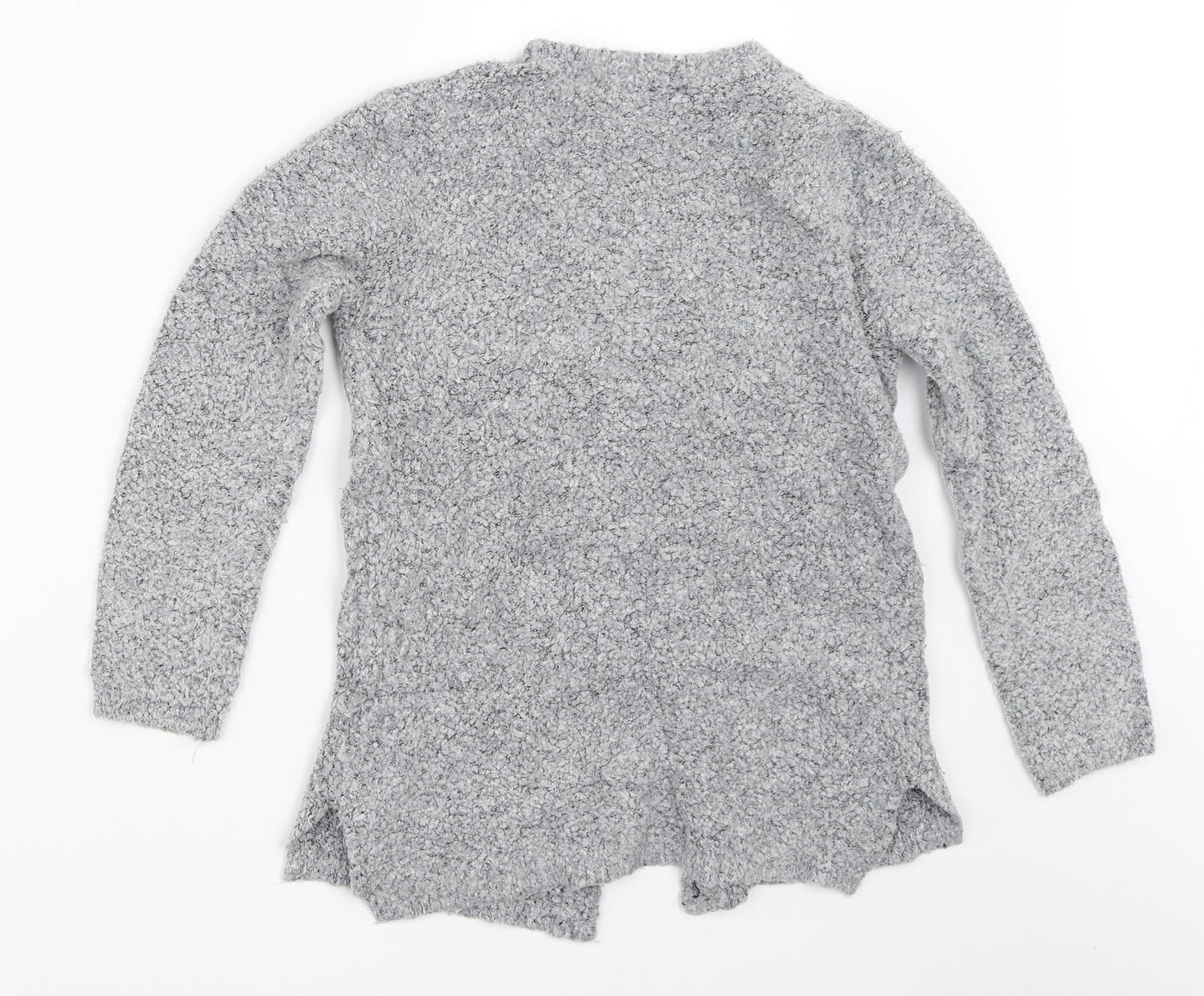 NEXT Girls Grey   Cardigan Jumper Size 8 Years
