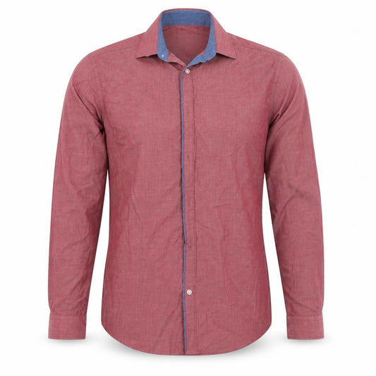 Cedarwood State Mens Red Button-Up Size 15.5