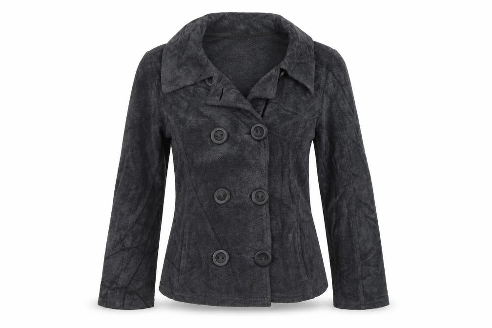 Per Una Womens Grey  Fleece Jacket  Size S