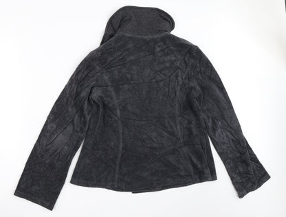 Per Una Womens Grey  Fleece Jacket  Size S