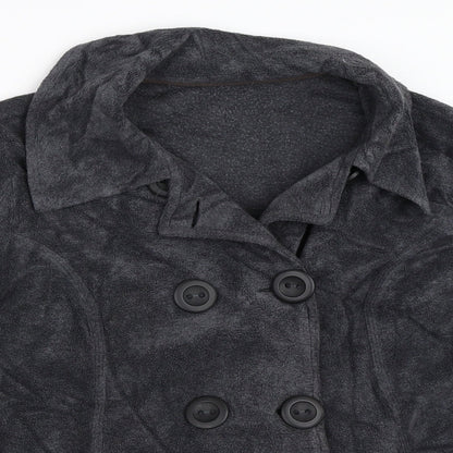 Per Una Womens Grey  Fleece Jacket  Size S