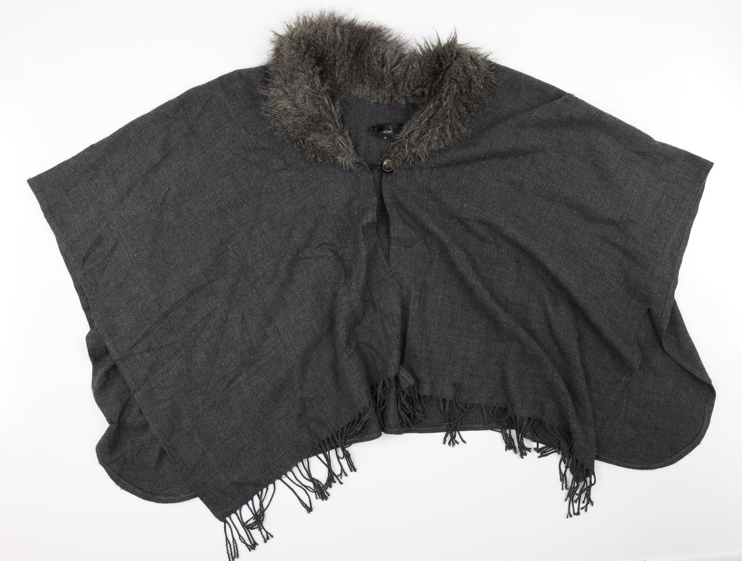 NEXT Womens Grey   Cape Jumper One Size