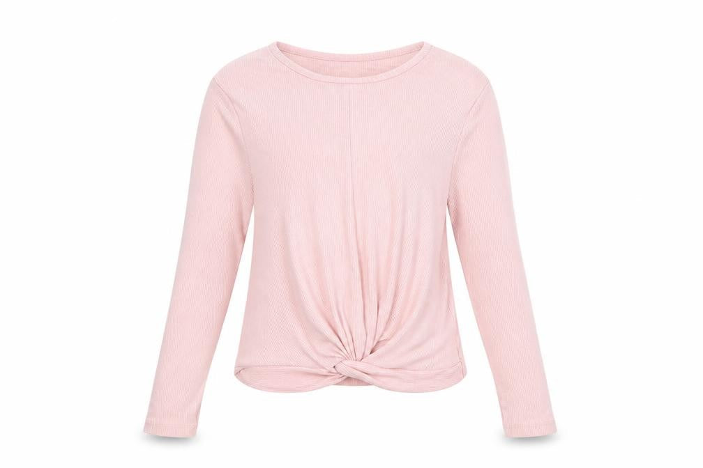 newlook Girls Pink  Knit Pullover Sweatshirt Size 14-15 Years  - cropped