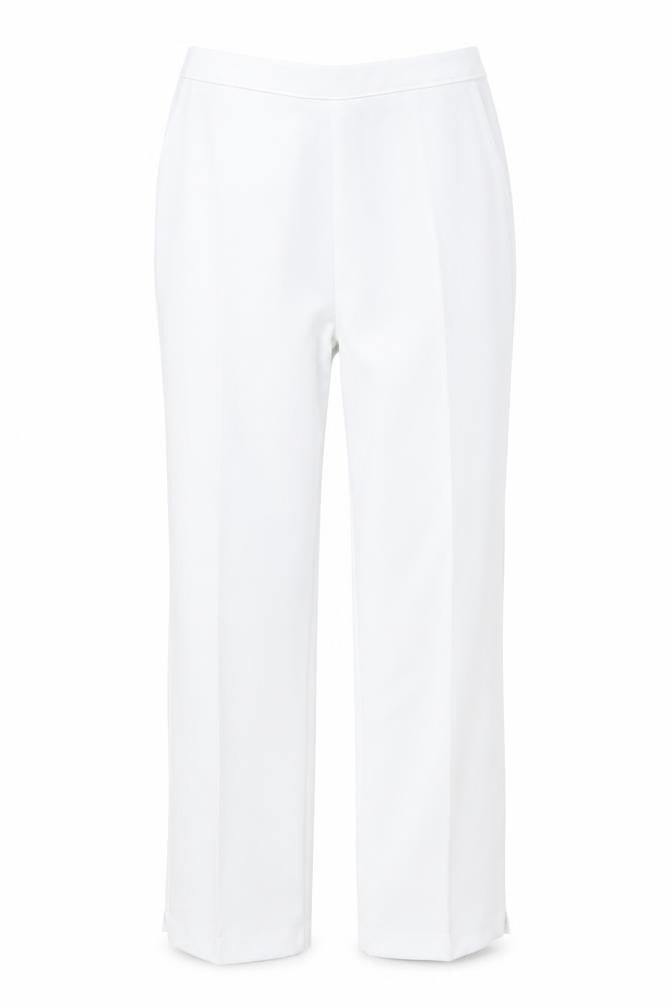 Preworn Womens White   Trousers  Size 16 L27 in