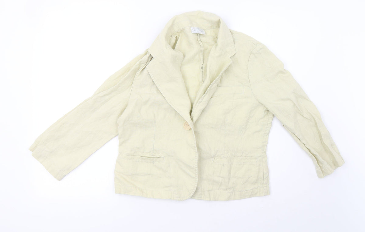 off shoot Womens Yellow   Jacket  Size 14