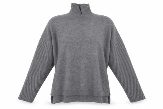 primark  Womens Grey  Knit Pullover Sweatshirt Size 16