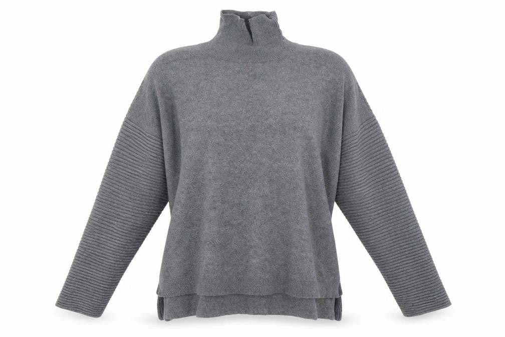 primark  Womens Grey  Knit Pullover Sweatshirt Size 16