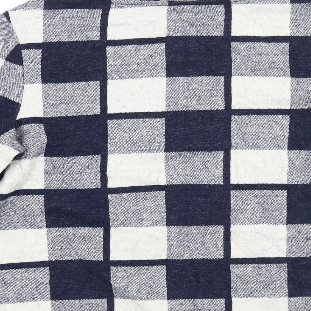 Phase Eight Womens Blue Check  Pullover Jumper Size 12