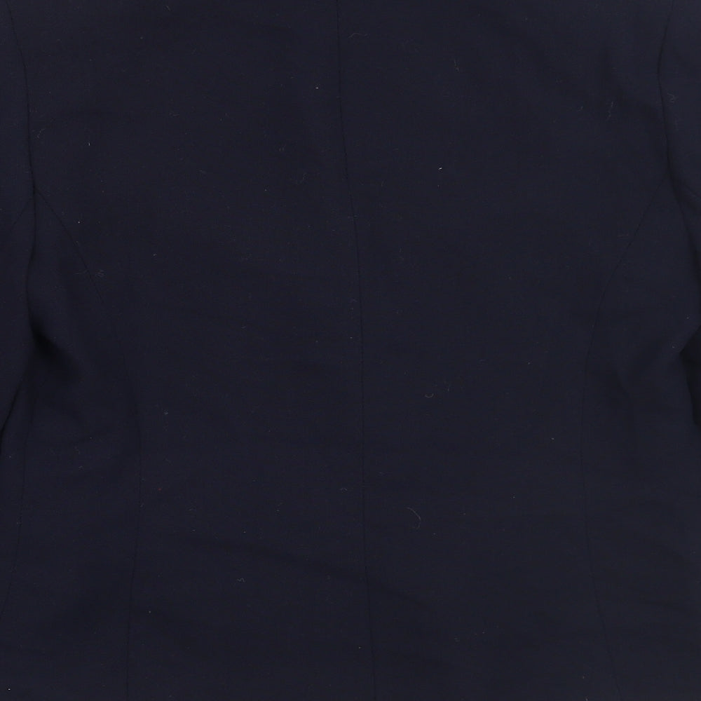 AMARANTO Womens Blue   Jacket Blazer Size 10